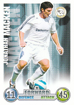 Jonathan Macken Derby County 2007/08 Topps Match Attax #111